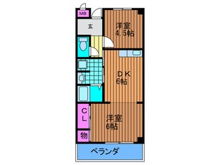 サバービア581の物件間取画像